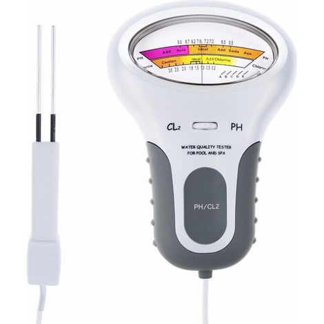 Pc-102 2-in-1 Chlor- Und Ph-tester, Chlor-tester (cl2), Messgerät Für Die Schwimmbadwasserqualität, Neuer Schwimmbadwasserqualitätstester