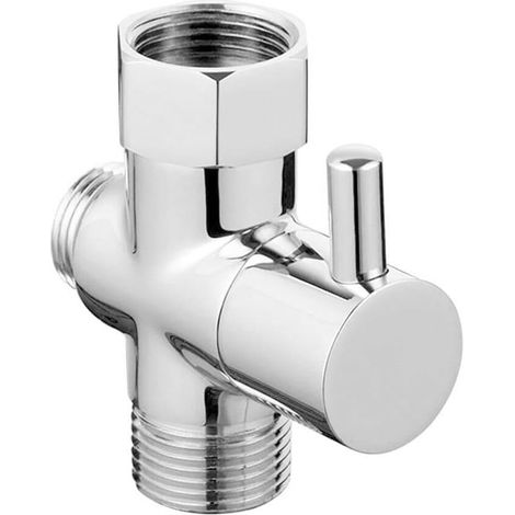 3-wege-ventil Aus Massivem Messing, G1/2"-anschluss, Komponenten Des Anschlusses, Universalverschraubung