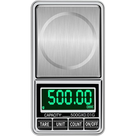 Tragbare Digitale Schmuckwaage Für Goldschmuck, Mini-taschenwaage, Professionelle Präzisionswaage, 500 G / 0,01 G Genauigkeit