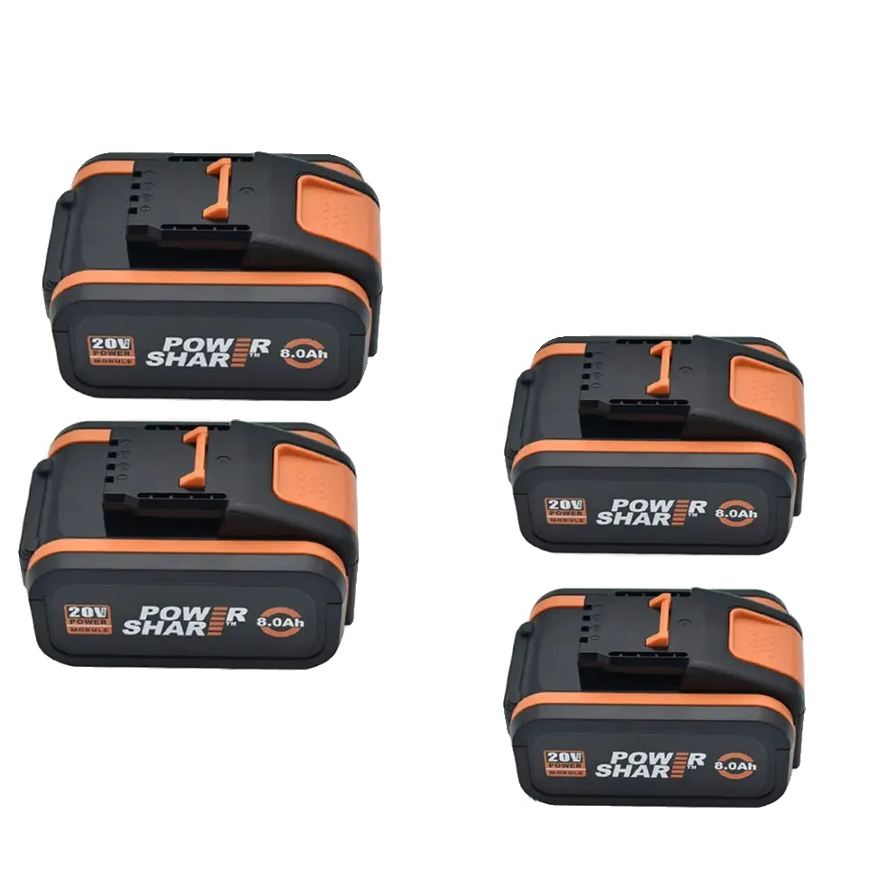 Akku, 8000 Mah Kapazität, Kompatibel Mit Verschiedenen Werkzeugen, Worx 8ahx4
