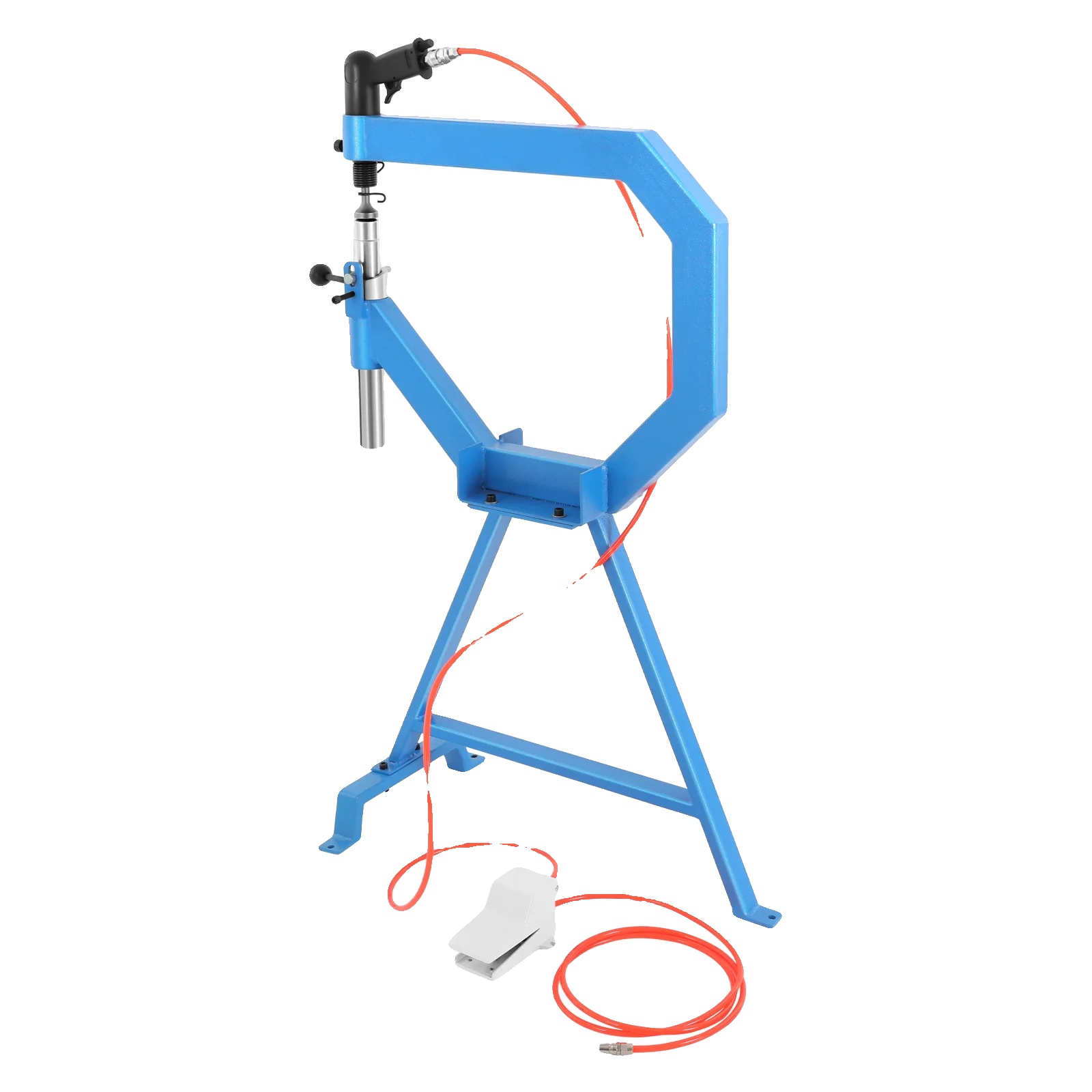 Pneumatischer Hobelhammer, 50–100 Psi, Drei Ambossgrößen, Blau