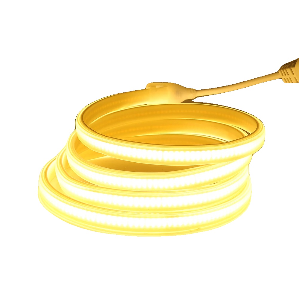 Led-streifenleuchte, Hohe Helligkeit, Wasserdicht, Warmweißes Licht (3000 K), Eu-stecker (220 V), 20 M