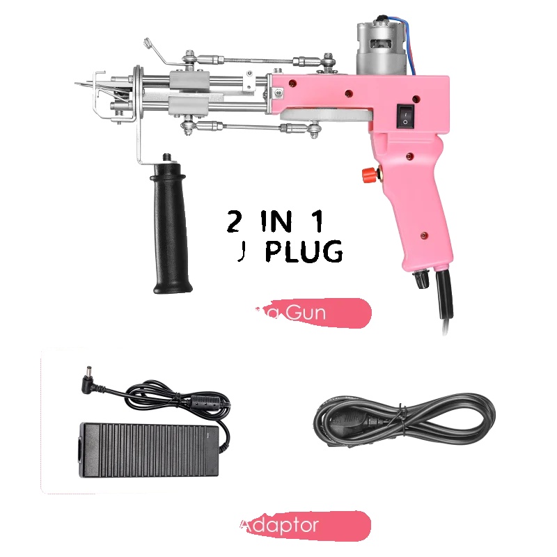 Tuftingpistole, Schlaufen- Und Schneideoptionen, Eu-stecker 220 V