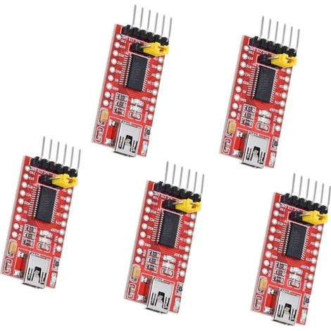 5 Stück Ft232rl Ftdi Usb 3,3v 5,5v Zu Ttl Seriell Adaptermodul Für Mini-port