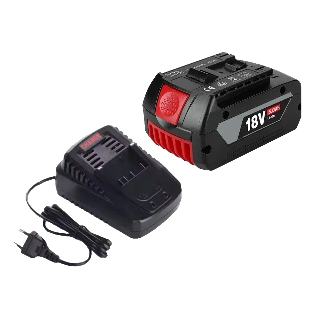 Akku, 18 V, 6000 Mah Kapazität, 6,0 Ah X 1 - Ladegerät X 1