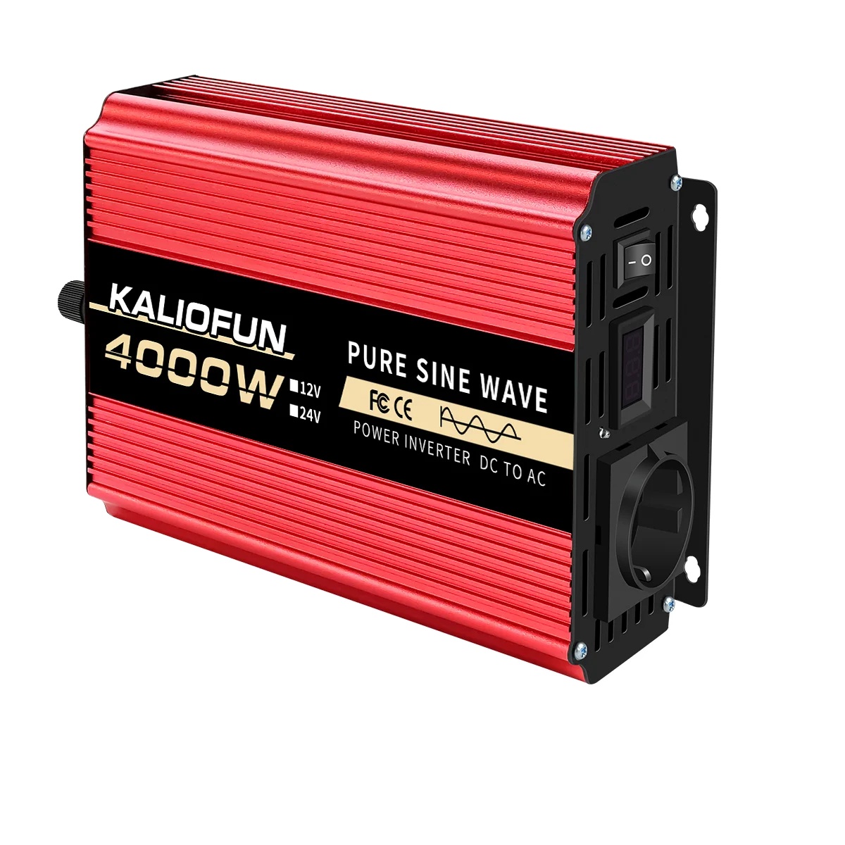 Reiner Sinus-wechselrichter, 220 V Wechselstromausgang, Ce-zertifiziert, 24 V, 4000 W, 220 V, 50 Hz