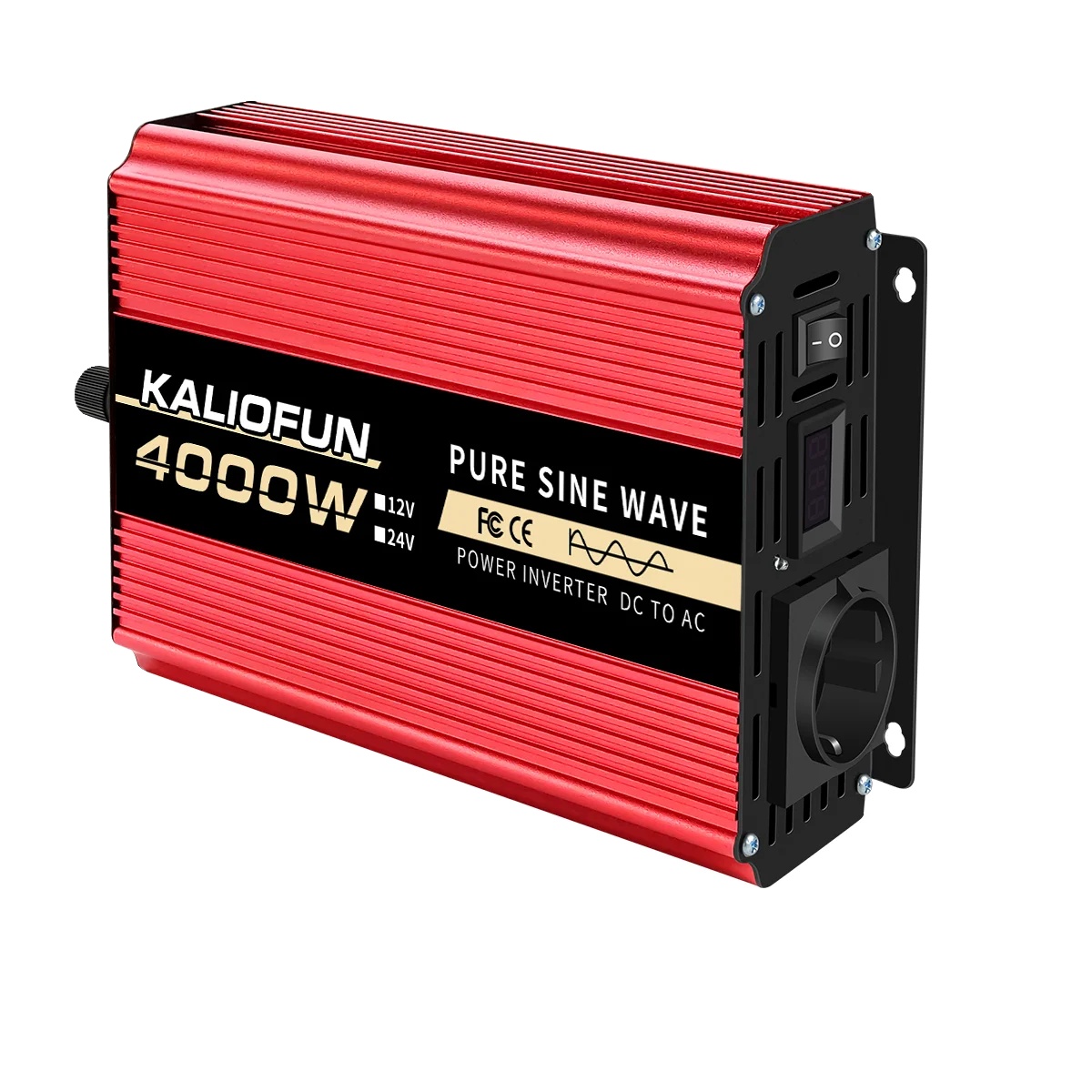 Reiner Sinus-wechselrichter, 220 V Wechselstromausgang, Ce-zertifiziert, 12 V, 4000 W, 220 V, 50 Hz