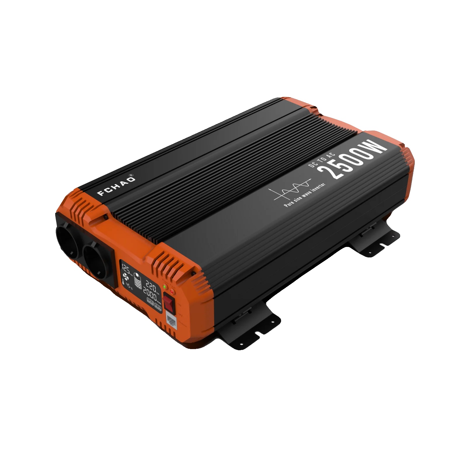 Wechselrichter, Reiner Sinuswellenausgang, Benutzerfreundliche Fernbedienung, 2500 W, Europa, 12 V, 220–240 V
