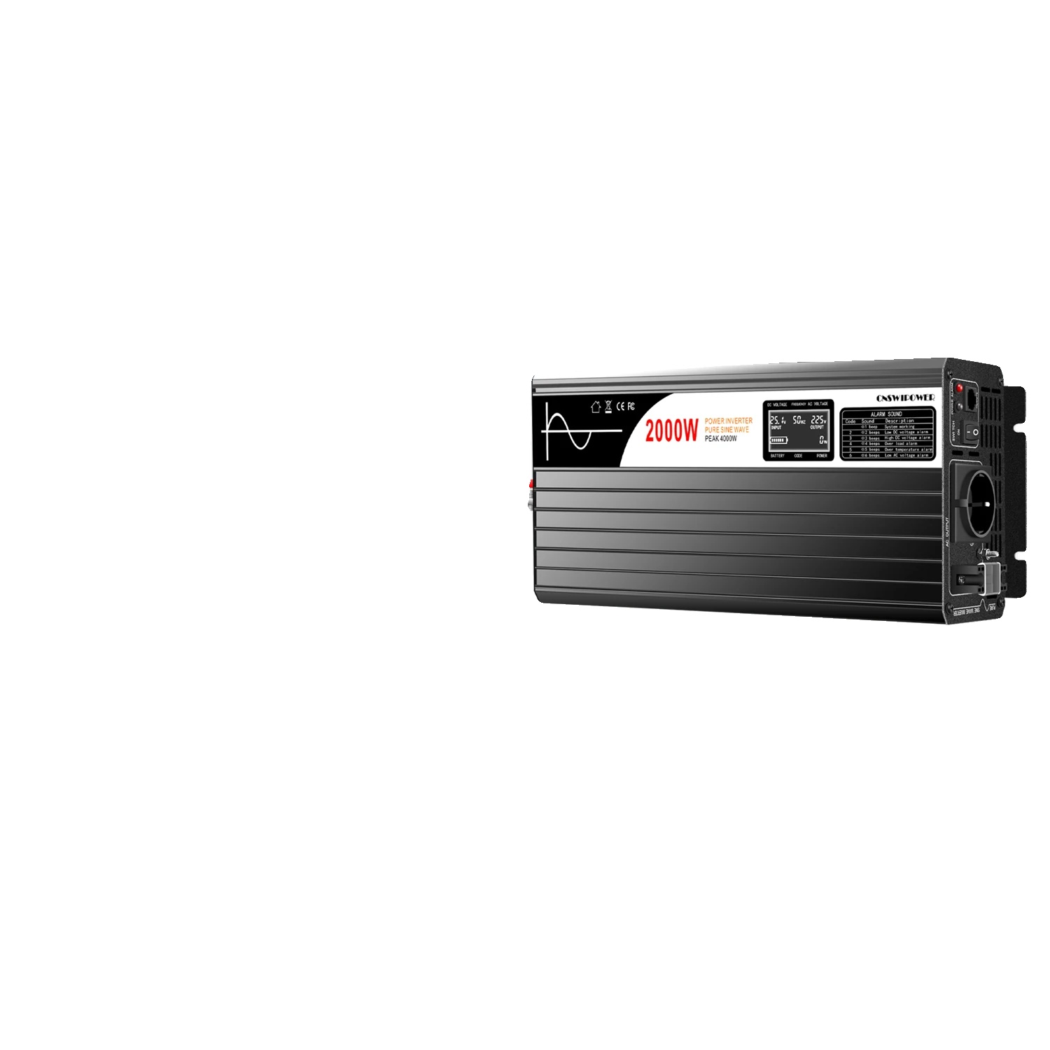 Wechselrichter, Reine Sinuswelle, Hochauflösender Lcd-bildschirm, Sp-2000l-1, 48 V, 230 V