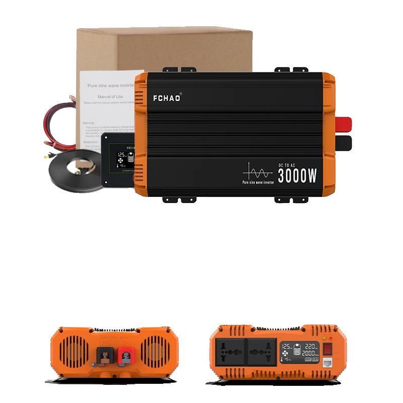 Kfz-wechselrichter, Reine Sinuswelle, Fernbedienung, 3000 W – 24 V, Europa-typ, 24 V-typ, 220–240 V-typ