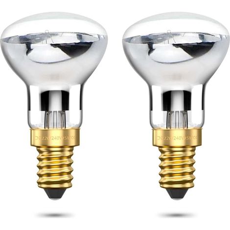 Doright R39 E14 Reflektorlampen, 25w 240v Lavalampe, Warmweiß 2400-2600k Reflektor-spot Für Schlafzimmer-pendelleuchten (2er-pack)