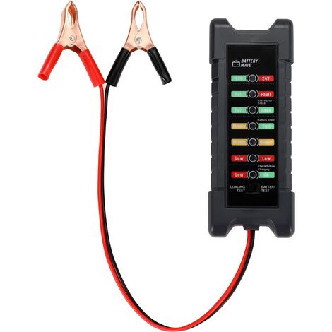 1 Stück 12v/24v Autobatterietester, Lichtmaschinentester, Batterieprüfer, Analysator Zur Überprüfung Des Lichtmaschinen- Und Batterieladesystems
