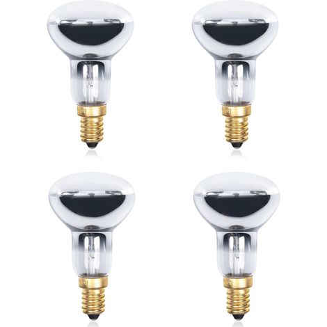 Luxvista E14 Spotlampe R50, Dimmbar, E14 R50 Reflektor, Warmweiß (2700 K), Kleiner Schraubsockel (ses), 4er-pack