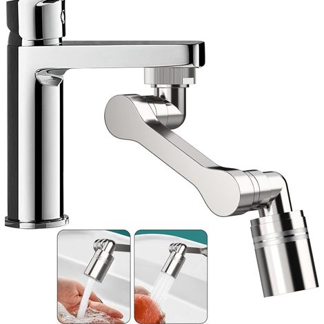 Multifunktionale, Um 1080° Drehbare Verlängerung Für Wasserhähne, 2-stufiger Luftsprudler, Für Wasserhähne Mit 20/22/24 Mm Außengewinde