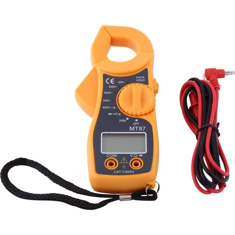 Automatisches Digitalmultimeter, Stromzangen-digitalmultimeter, Ac/dc-voltmeter, Amperemeter, Ohmmeter, Spannungsprüfer, Großes Digitales Lcd-display