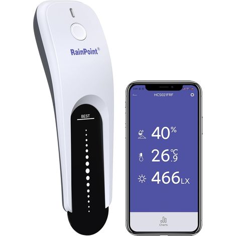 Rainpoint Bodenfeuchtesensor, Bodenfeuchtemessgerät, Steuerungsanwendung Für Automatische Tropfbewässerungssysteme (nur Bodenmessgerät)