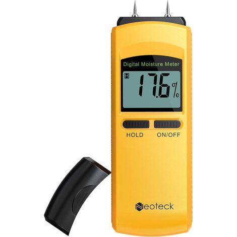 Hygrometer, Digitales 4-pin-feuchtemessgerät, Feuchtigkeitstester, Feuchtigkeitsdetektor, Feuchtigkeitsmessung Für Holzwände, Beton, Putz, Fiberglasziegel, Glas, Wohnwagen, Boote