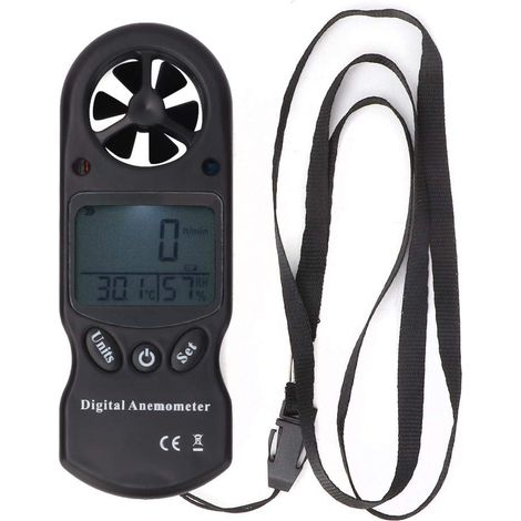 Anemometer, Digitalthermometer, Multifunktionales Tragbares Anemometer, Vernetztes Anemometer, Anemometer Für Windsurfen Und Segeln