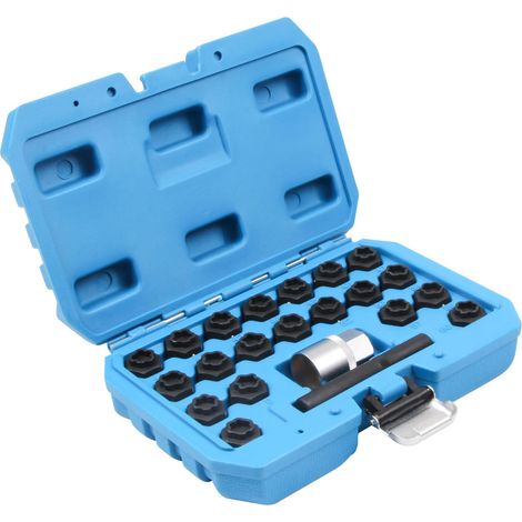 Radsicherungsschlüssel-set, 22-teiliges Radsicherungsschlüssel-entfernungsset, Radsicherungsmuttern