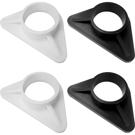 Spülbeckenverstärkung, 36 Mm Durchmesser, Kompatibel Mit Edelstahlspülen, Armaturenstabilisatoren Und Dreieckigen Küchenarmaturen. (4er-pack: 2 Schwarze, 2 Weiße)