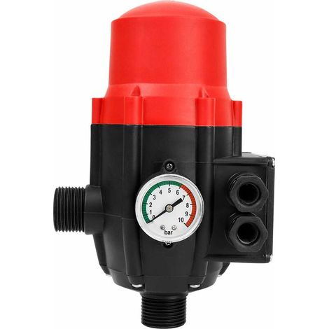 Elektrischer Druckschalter Für 10-bar-wasserpumpe – Trockenlaufschutz – Integriertes Rückschlagventil – Schutzart Ip65
