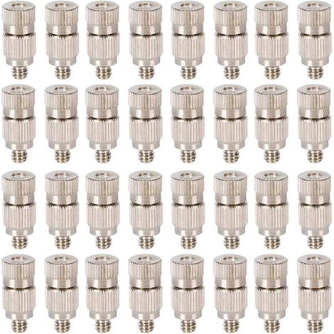 Set Mit 50 Sprühdüsen Für Kühlsysteme, Hochleistungsdüsen Aus Edelstahl.