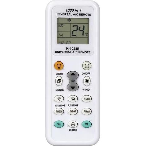 K-1028e 1000-in-1 Universelle Funkfernbedienung, Digitale Lcd-fernbedienung Für Netzbetrieb