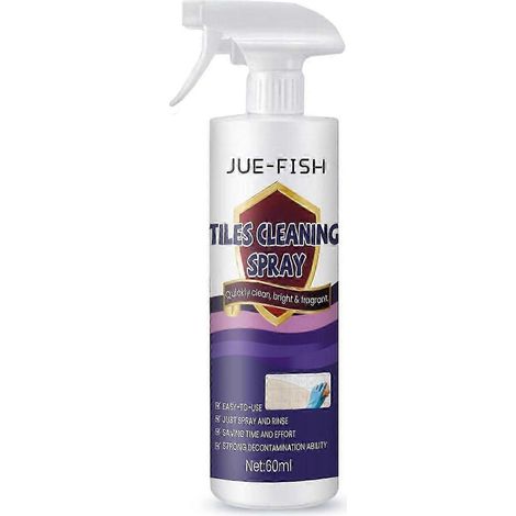 Jue-fish Fliesenreinigungsspray – Fleckenentferner Für Die Tägliche Pflege Von Wand- Und Bodenfliesen In Küche Und Bad