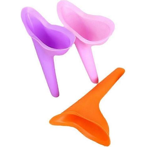 Set Mit 6 Wiederverwendbaren Urintrichtern Für Frauen, Zur Verwendung Zu Fuß, Geeignet Für Camping Und Wandern.
