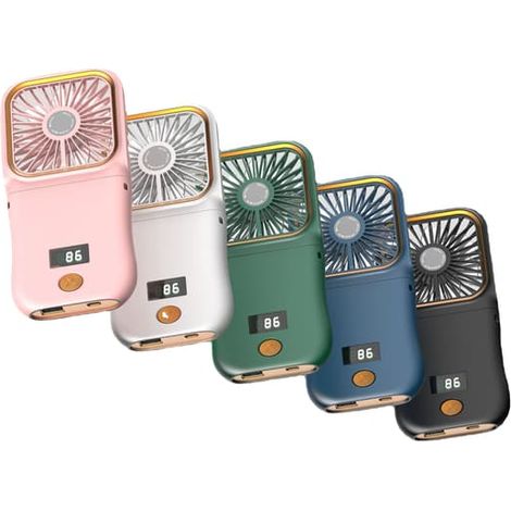 Mini-handventilator, Usb-aufladbar Und Faltbar, 3 Geschwindigkeitsstufen, Kleiner, Leistungsstarker Tragbarer Ventilator Für Büro Und Außenbereich (blau).