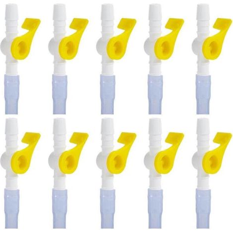 Packung Mit 10 Katheterventilen Zur Harnableitung, Mit Glatten Kanten Und Silikonschlauch