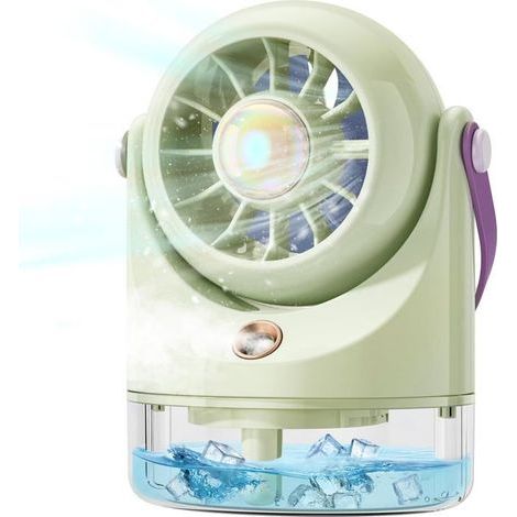 Tischventilator, Tragbare Mini-klimaanlage Mit Sprühfunktion, Luftkühler, Usb-ladefunktion, Umweltfreundlich