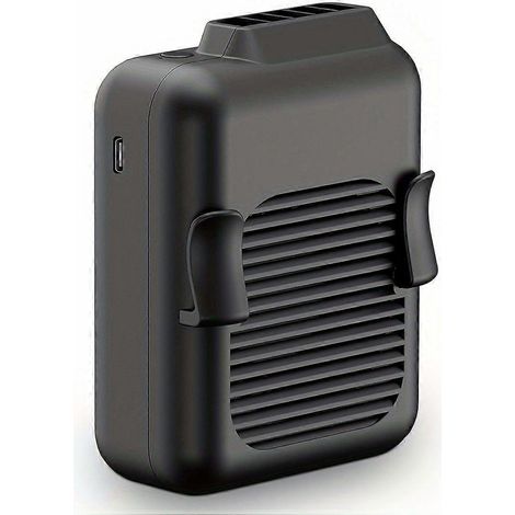 Tragbarer Gürtelclip-ventilator, 6000-mah-akku, Hohe Drehzahl Von 5100 U/min, 3 Geschwindigkeitsstufen, Freihändige Bedienung, Mit Usb-c-anschluss, Ideal Für Outdoor-arbeit, Klettern Und Wandern