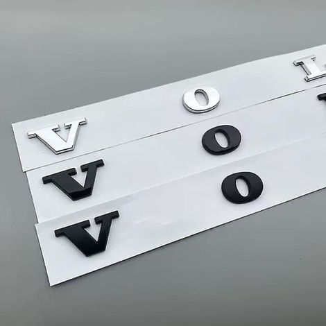 Abs-logo Und Emblem Für Die Heckklappe, Kompatibel Mit Volvo C70, C30, S60, S60l, Xc90, Xc60, V60, V40, S80, S80l (glänzend Schwarz).