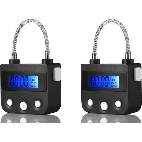 Elektronische Zeitschaltuhr Mit Countdown-timer, Usb-ladefunktion, 130 Kg Zugfestigkeit, Wasserdicht Für Den Außenbereich, 46 X 40 X 20 Mm, Schwarz