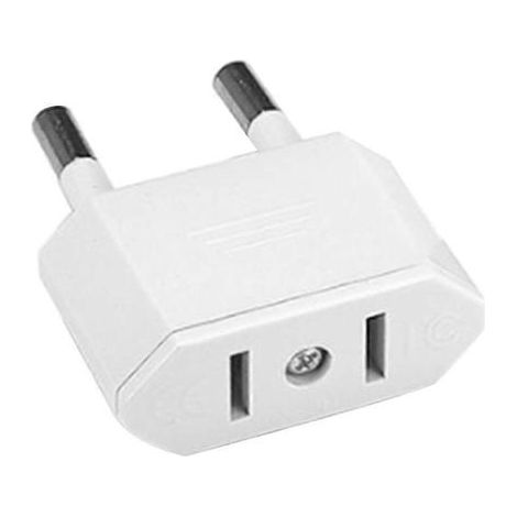 Universeller 6-a-reiseadapter Für Europäische Stecker, Euro-konverter, Ladegerät, Netzadapter, Europäischer Stecker Auf Amerikanischen 250-v-stecker, Weiß