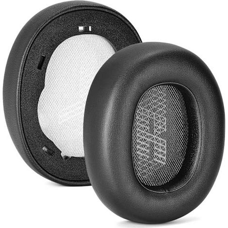 Ersatz-ohrpolster Für Jbl E65 Btnc / Duet Nc / Live650 / 660 Btnc – 1 Paar Weiche, Schwarze Ohrpolster