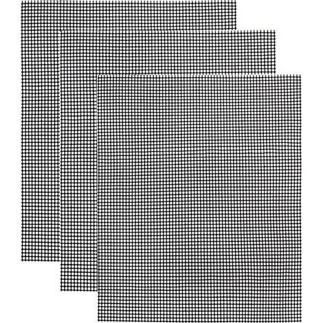 Schwarze Antihaft-backmatten, 3er-set