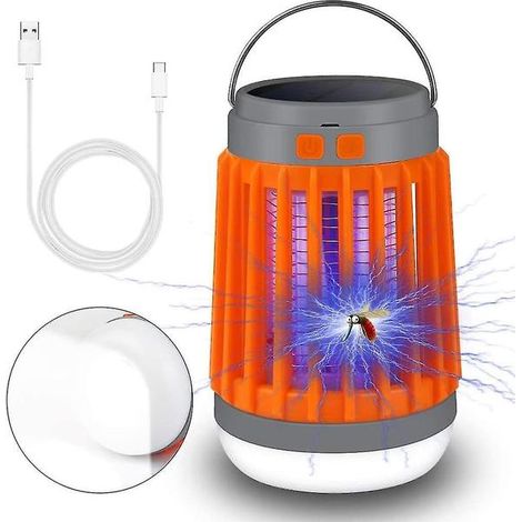 Solar-campinglampe, Uv-mückenschutzlampe, Ip67 Wasserdichte Campinglaterne, Tragbare Zeltlampe, Usb-aufladbar.
