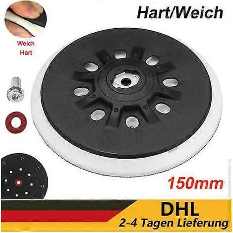 150-mm-klett-schleifteller (weich/hart) Für Festool Festo Ro 1e, 2e, Ets, Lex, Wts, Rotex