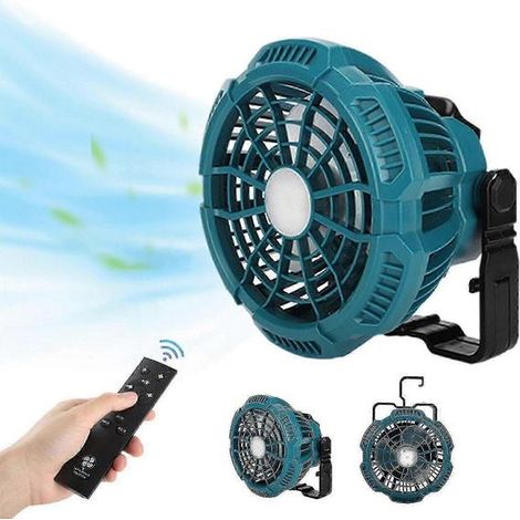 Externer Ventilator Mit Licht Für Makita 18v Lithium-akku, Bosch-kompatibel