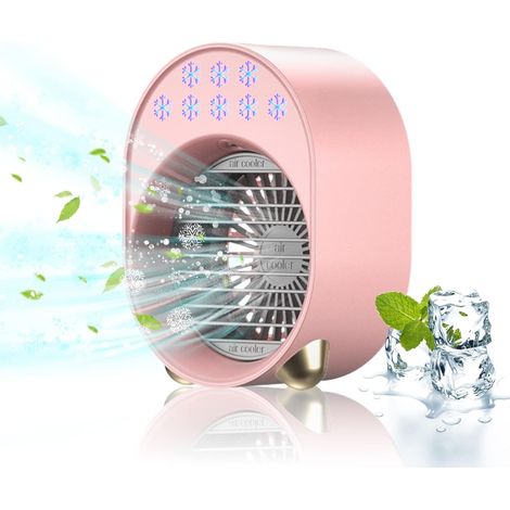 Mini-tragbare Klimaanlage, Mobile Klimaanlage, Die Ohne Staubsaugen Bewegt Werden Kann, Mit Einem Leisen Ventilator Im Raum