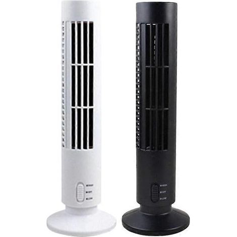 Elektrischer Turmventilator Mit Kühl- Und Klimatisierungsfunktion, 1 Stück, Schwarz