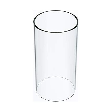 Große, Durchsichtige Glaslaterne Für Lichterketten, An Beiden Enden Offen, 10 Cm Breit X 24 Cm Hoch.
