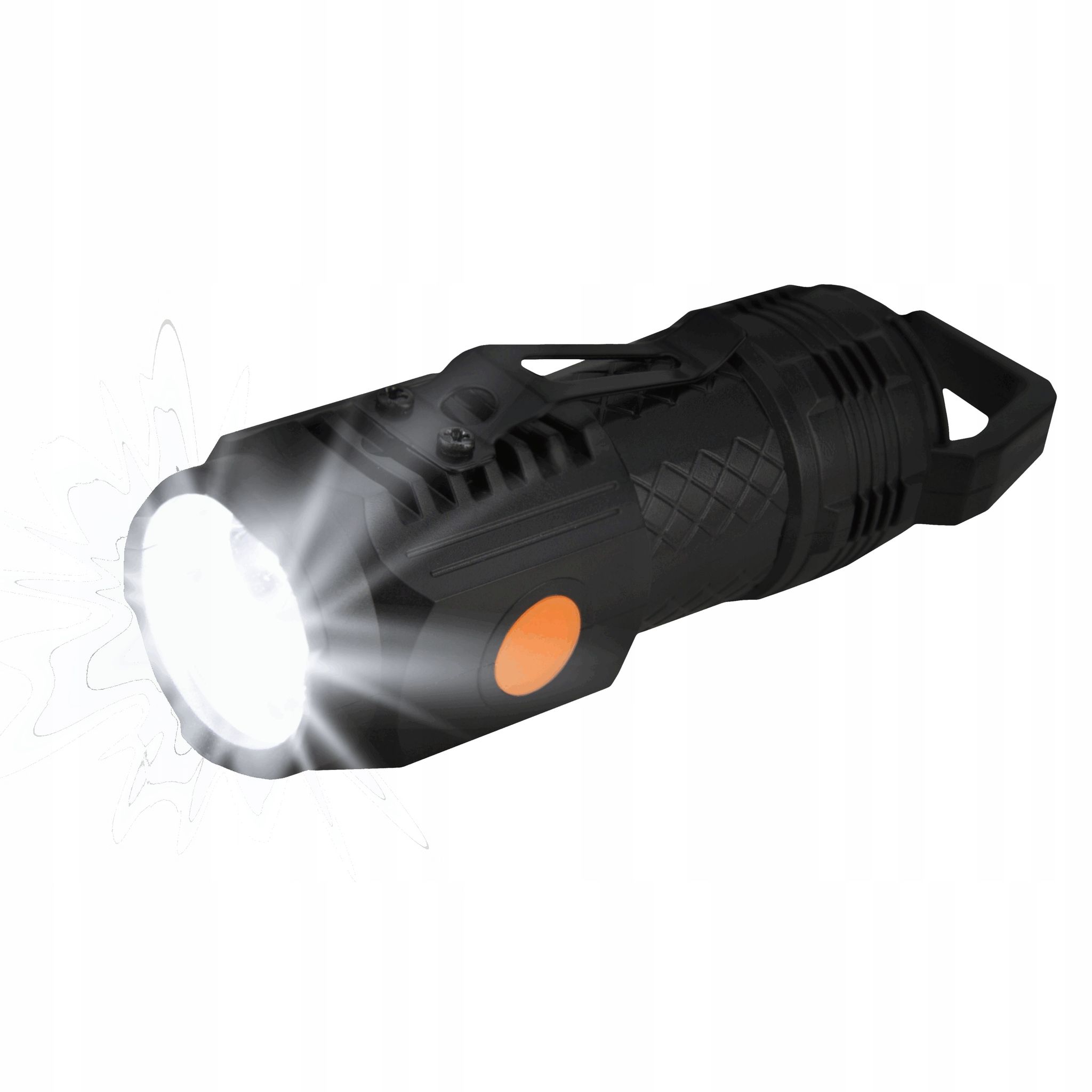 Multifunktionale LED-Schlüsselanhänger-Taschenlampe mit 5 Modi