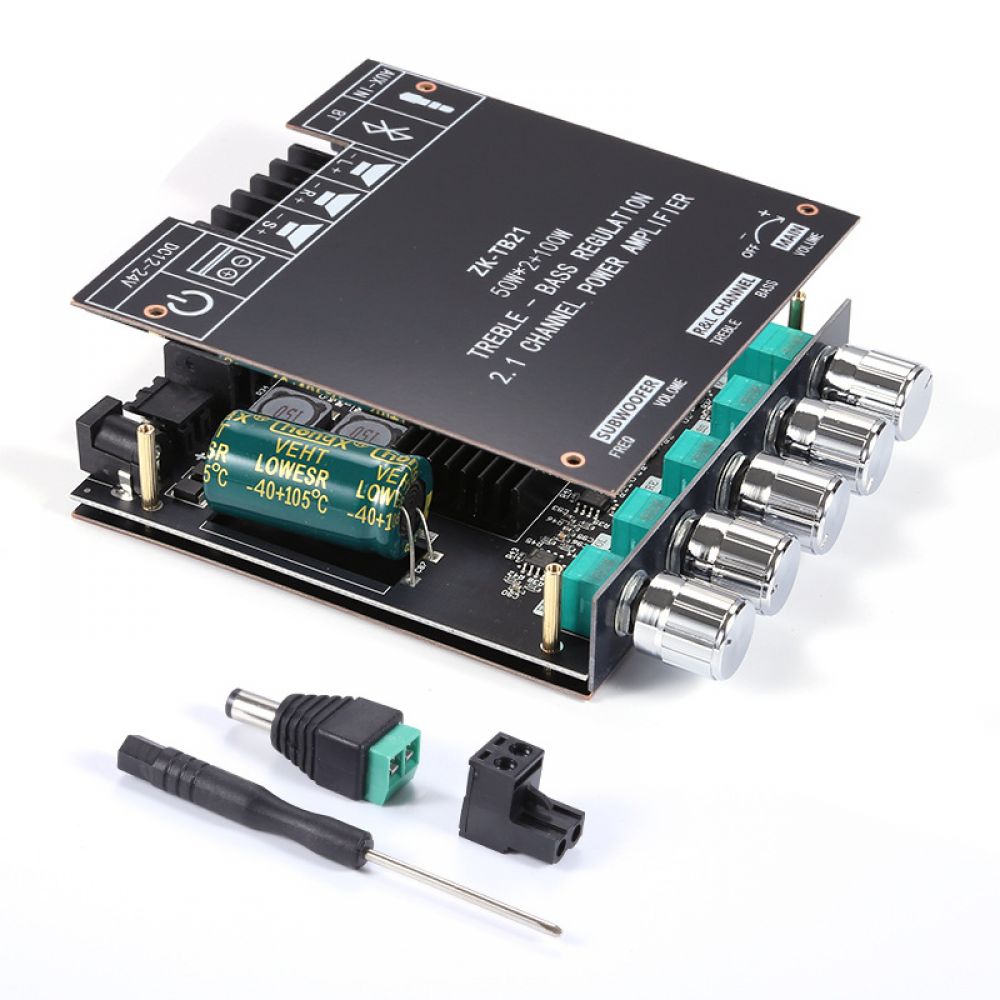 Bluetooth-digitalverstärker – Original-chip Zk-tb21 (50 W × 2 + 100 W) - Bluetooth-digitalverstärker – Original-chip Zk-tb21 (50 W × 2 + 100 W)