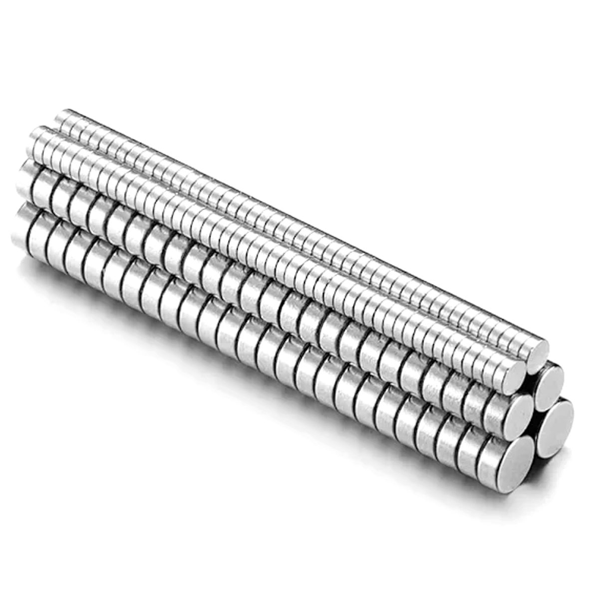 200 Mini-magnete – Kleine Runde Magnete – 100 Neodym-magnete (3 X 1 Mm), 50 Magnete (4 X 2 Mm), 50 Neodym-magnete (5 X 2 Mm)