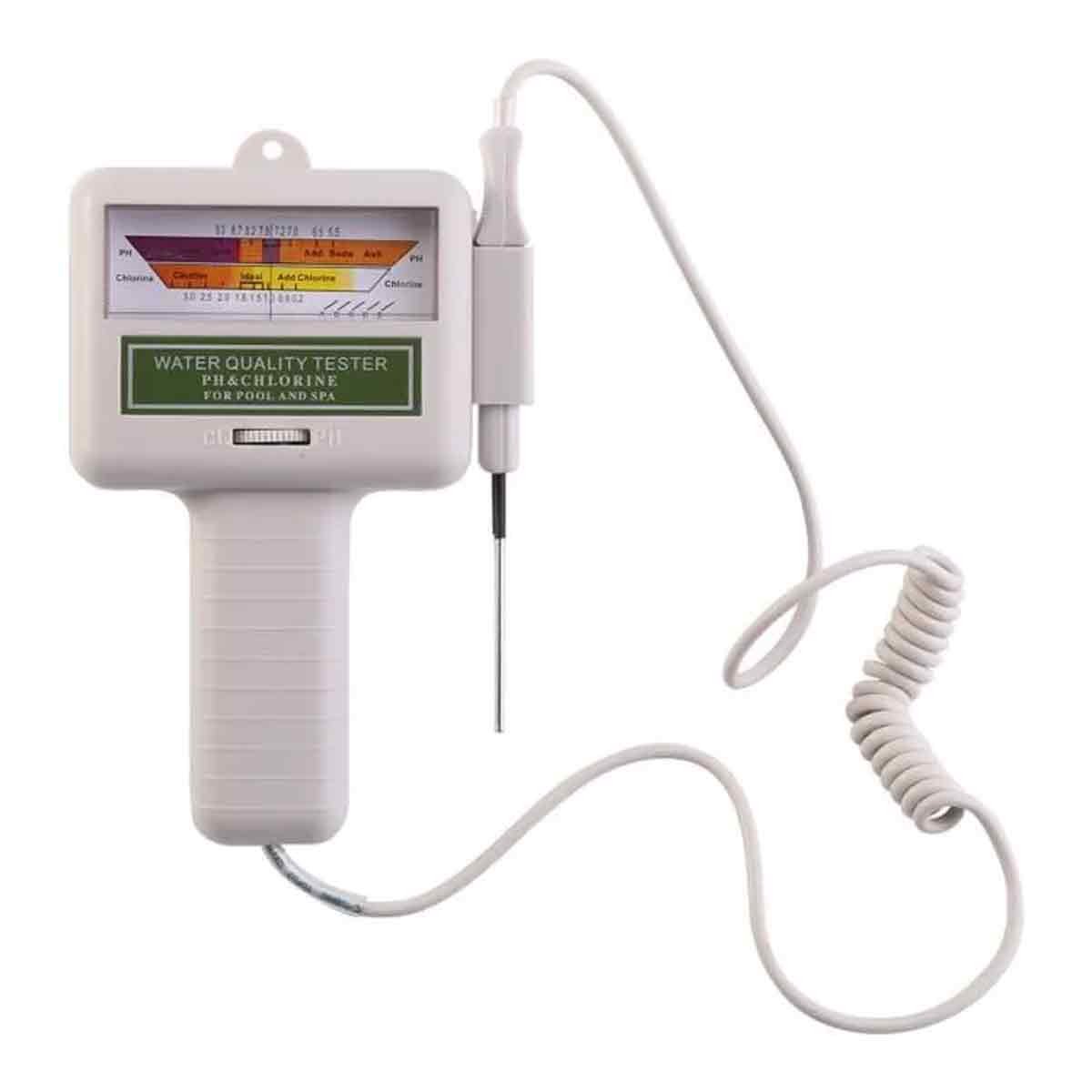 Tragbarer Wasserqualitätsmonitor, Ph-tester, Chlormessgerät, Pool- Und Spa-wasserqualitätsregler