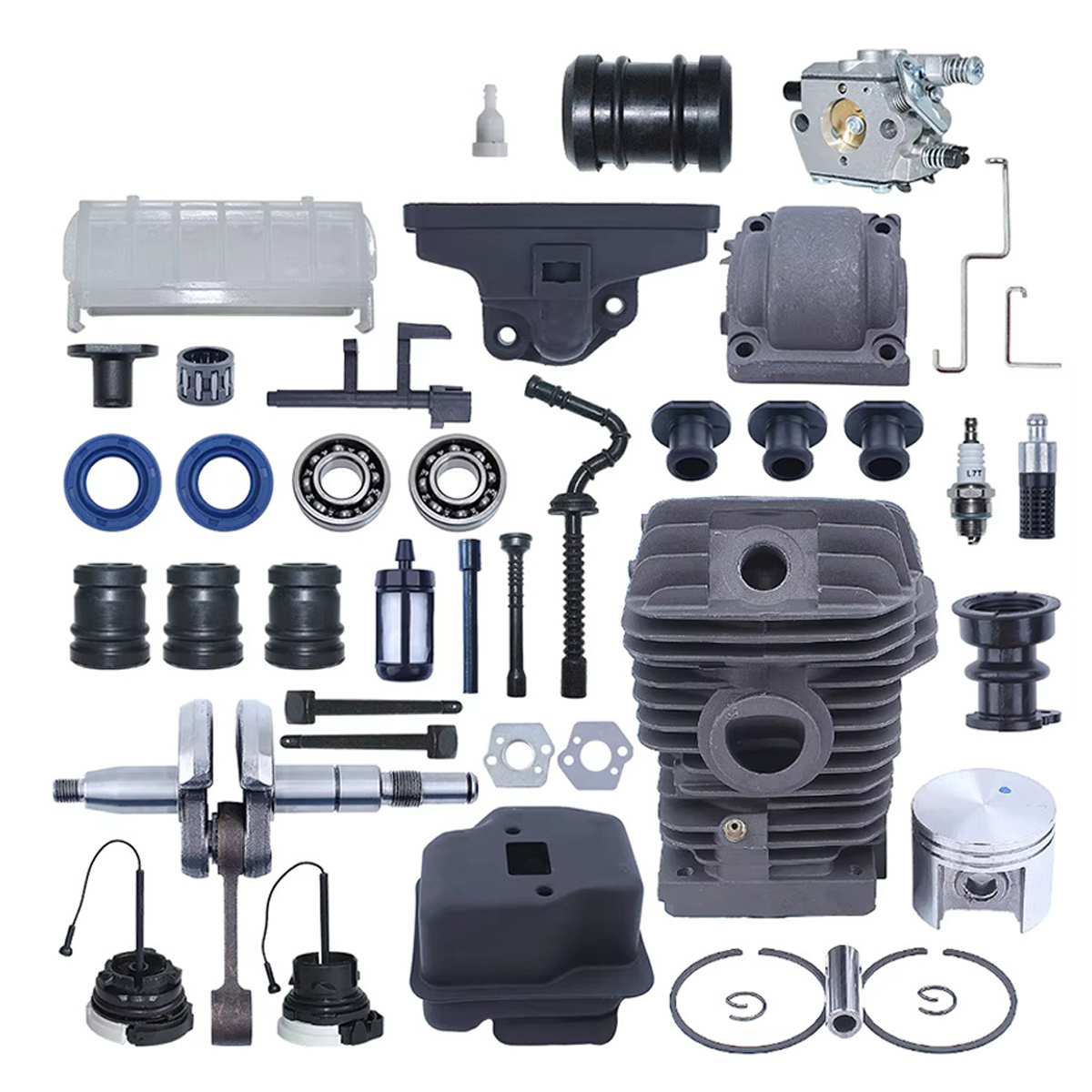 Motorüberholungssatz – Ms250 Ms230 025 023 – 42,5 Mm Bohrung – 10 Mm Spindel – Komplett