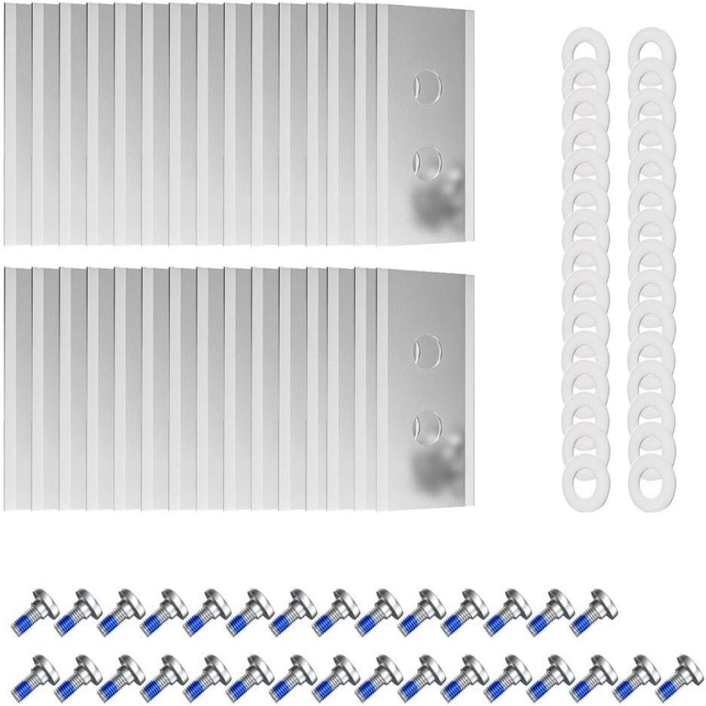 Packung Mit 30 Edelstahl-mährobotermessern Für Mammotion Luba Yuka Inklusive Schrauben Und Unterlegscheiben